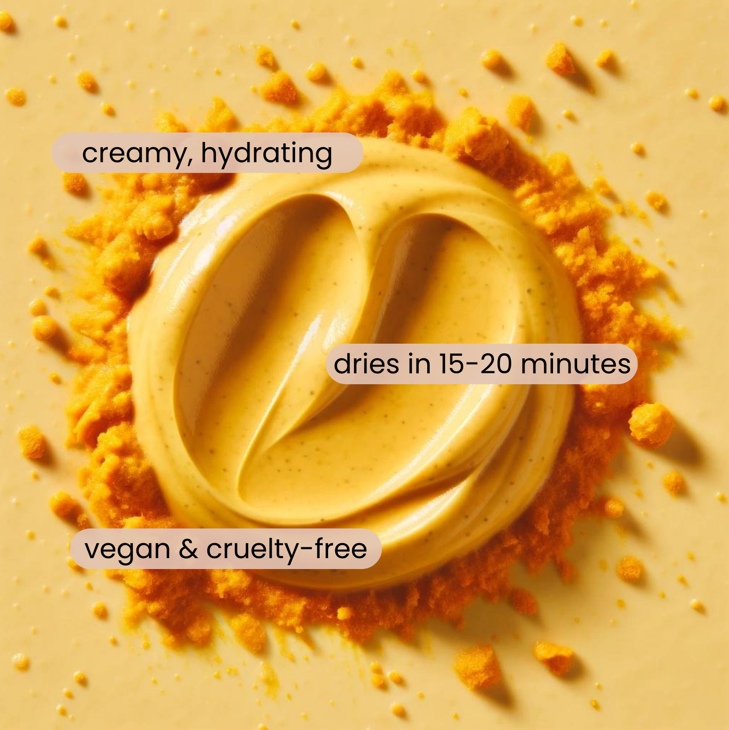 Turmeric &amp; Vitamin C Clay Mask + 1 turmeric serum FREE