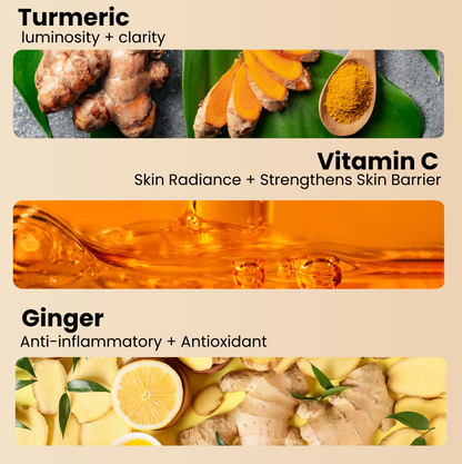 Turmeric &amp; Vitamin C Clay Mask + 1 turmeric serum FREE