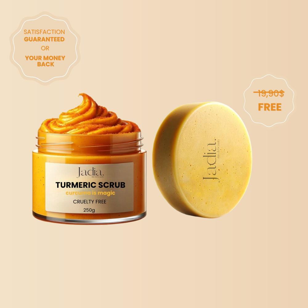 Turmeric &amp; Vitamin C Scrub - Body &amp; Face + 1 Turmeric Soap FREE